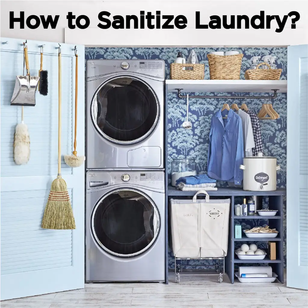 how to sanitize laundry