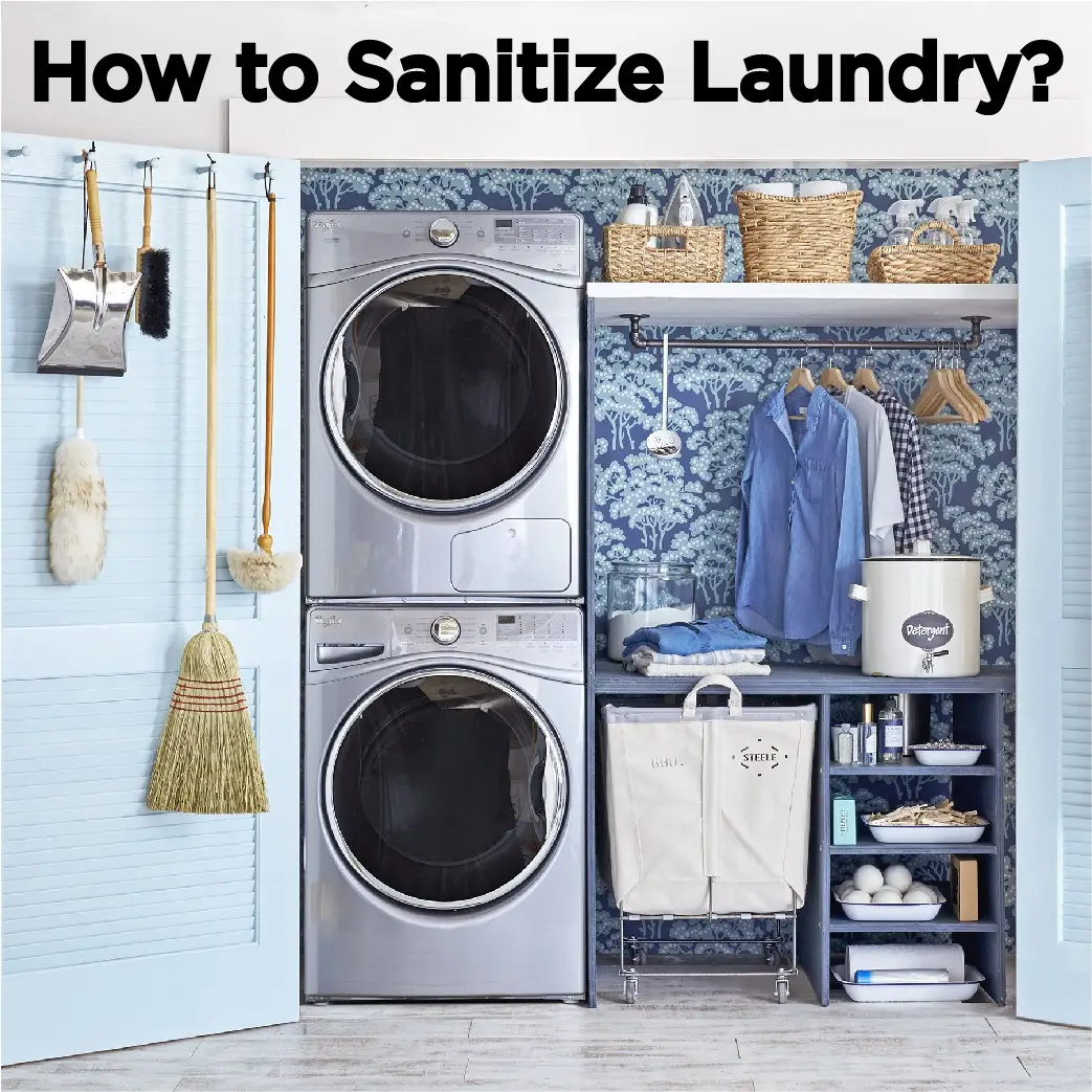 how to sanitize laundry
