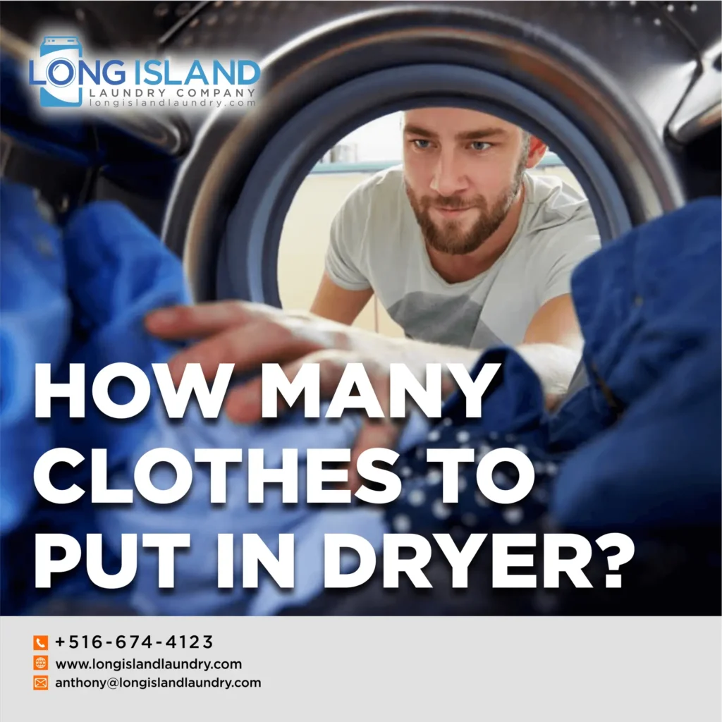 how many clothes to put in dryer