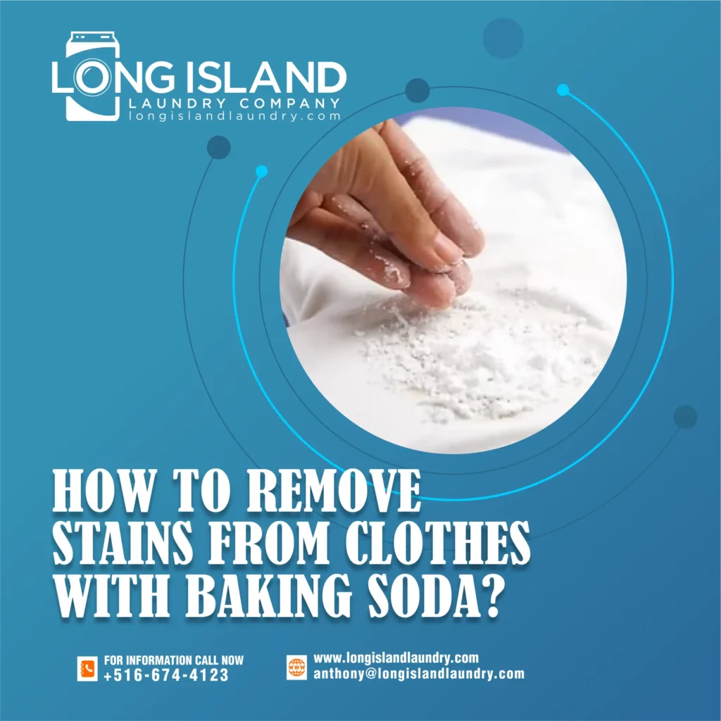 how to remove stains from clothes with baking soda