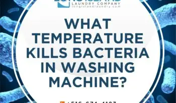 what temperature kills bacteria in washing machine