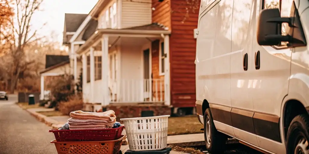 Old Brookville laundry pickup.