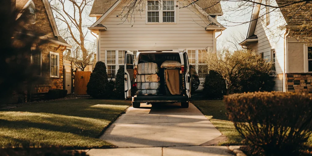 Best laundry pickup and delivery van in Williston Park.