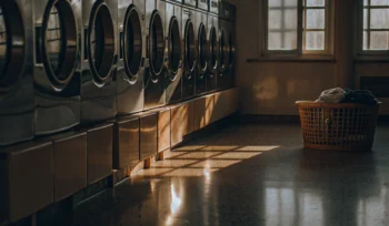 Washing machines at one of the best laundromats in Cold Spring Hills.