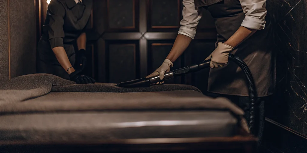 Pro comforter cleaning in Farmingdale for deep cleaning and allergen removal.