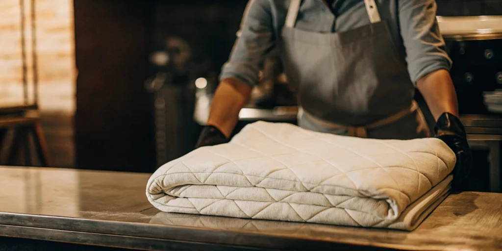 Professional cleaning for a comforter in Massapequa.